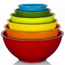 6-Piece Mixing Bowl Set for Baking, Food Prep, and Cooking Needs