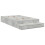 VidaXL vidaXL Storage Bed Frame Concrete Grey 120 cm Engineered Wood 2