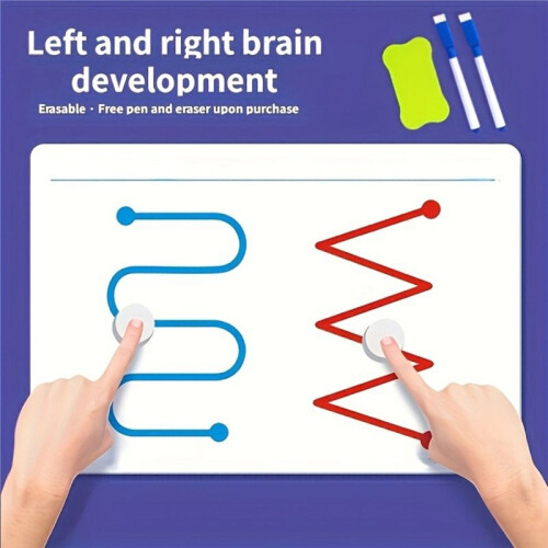 60Pages Brain Thinking Training Improving Card Brain Collaboration Training Cards Concentration Attention Motor Cards 2