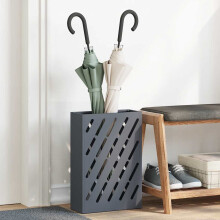 vidaXL Umbrella Stand Anthracite 28 x 12 x 41 cm Steel