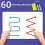 60Pages Brain Thinking Training Improving Card Brain Collaboration Training Cards Concentration Attention Motor Cards 6