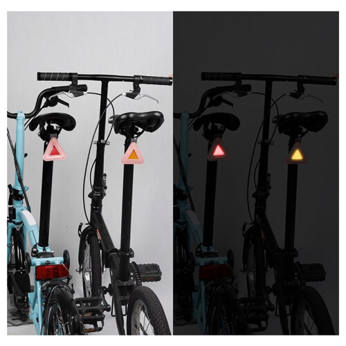 High Brightness Reflective Pendant Bicycle Night Riding Triangle Warning Pad 2