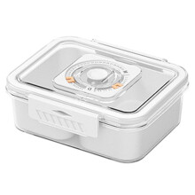(S) Airtight Food Storage Containers Multi Purpose Seal Case Kitchen Organizer Boxes with Seal Lid for Easy Viewing S