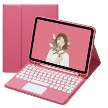 PboyiqiS Keyboard Case for iPad Pro 11 2022/2021/2020-Touchpad Detachable Keyboard with Pencil Holder -Slim Leather Folio Smart Cover for iPad Pro 11