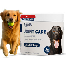 Daddy Paw Joint Supplements for Dogs Tablets Glucosamine & Chondroitin with Gree