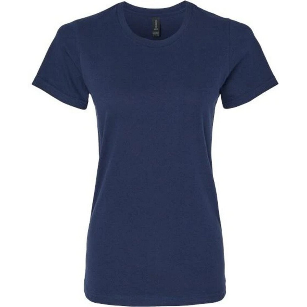 Gildan (L, Navy Blue) Womens/Ladies Softstyle Midweight T-Shirt