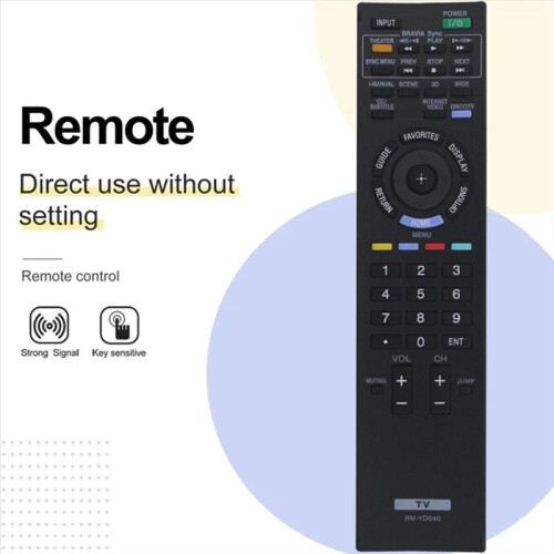 Replace RM-YD040 Remote Control for   TV RM-YD005 YD014 YD018 YD021 YD024 YD040 YD063 YD102 2