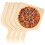 4pcs Wooden Pizza Board Pizza Paddle Cutting Natural with Simple Baking 1