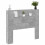 VidaXL vidaXL Storage Headboard with LED Concrete Grey Engineered Wood 2