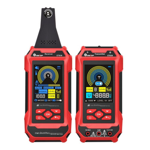 TOOLTOP ET838 Cable Locator Underground Cable Wall Wiring Locator Network Cable Tester AC  Voltage Multimeter 1