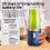 Student Home Use Multi-Function Juice Maker Portable Rechargeable Small Juice Cup with Extra Travel Lid & Extra Bottle 5