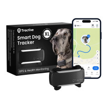 Tractive XL Smart Dog Tracker | 2026 Edition | Real-Time GPS Tracking | Escape &