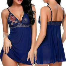 (L) Sexy Women Lace Lingerie G-String Dress Nightdress Babydoll Nightwear Sleepwear New Arrival