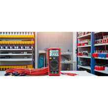 -T Multimètre Numérique UT136C+ 1000 V 10 A Arrêt Automatique Tension AC/ Courant Résistance Test de Diodes Test de Température