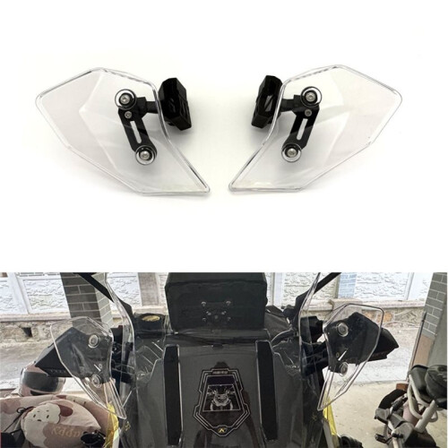 Motorcycle Windshield Windscreen Side Panel Deflector Hand Shield for  703F Fairing Side Wing Accessories