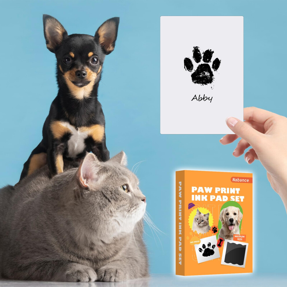 Nabance Baby Handprint And Footprint Kit Paw Print Kit For Dogs Cats