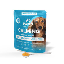 PAWD Calming Dog Powder Supplement – Fast-Acting Dog Anxiety Relief for Stress, Fireworks & Travel – Natural Calming Treats & Tablets Altern