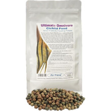 Pet Friend Ultimate Omnivore Cichlid Food 6mm Pellets 400g With Prebiotics That Develop Probiotic Gut Health For Better Digestion & Immune S