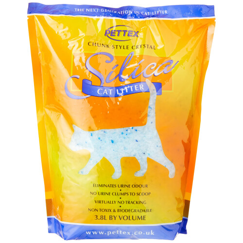 PETTEX Pettex Silica Cat Litter 3.8litre, clear