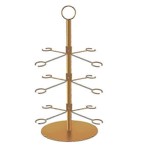 Cocktail Tree Stand, 3-Tier 12-Cup Capacity, Suitable for Champagne Glasses