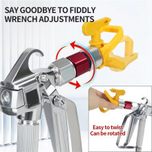3X Airless Paint Spraying Fan Pivot Rotary Joint 360 Rotation Airless Sprays Airless Sprays Attachment Adaptor