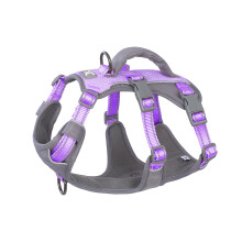 Huntboo Escape Proof Dog Harness Medium, Anti-Pull Dog Harness with Handle, Breathable, Adjustable, Reflective Dog Harnesses, Lightweight Dog Harness