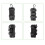 2X Bike  Speaker Mount Portable Speaker Mount Adjustable Strap Bracket Holder S 5