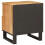 VidaXL vidaXL Bedside Cabinet Natural 40 x 33 x 46 cm Solid Mango Wood 3