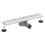VidaXL vidaXL Shower Drain Line Design with 360 Siphon Silver 50 cm 2