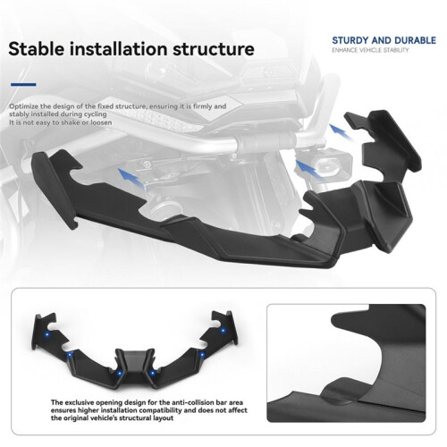 Motorcycle Front Spoiler Fixed Lower Lip Fixed Wing Fairing for  368G Accessories 1