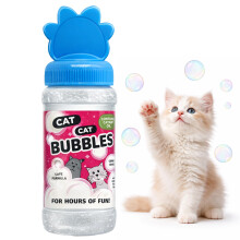 Pet Guru Catnip Infused Interactive Cat Toy Bubbles, Safe and Non-Toxic Cat Toy,