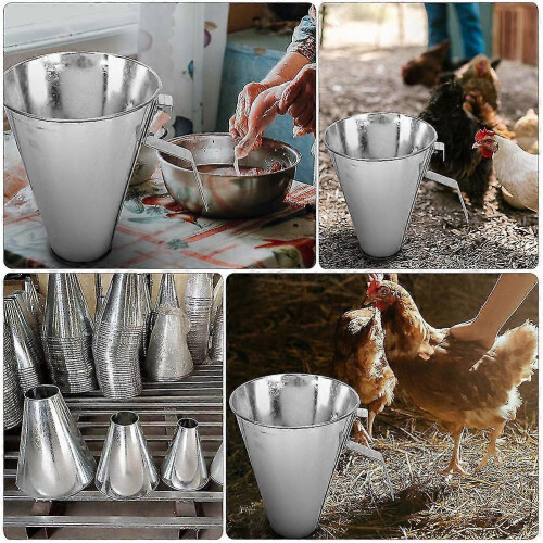 Conical Strainer Poultry Cone Funnel Poultry Chicken Processing Cone Blood Filtering Funnel Slaughter Equipment 1