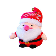 (20cm) Santa Claus Christmas Figurines Santa Doll Exquisite Standing Santa Claus New Arrival