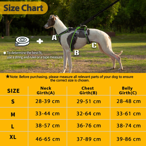 Huntboo Escape Proof Dog Harness Large, Anti-Pull Dog Harness with Handle 1