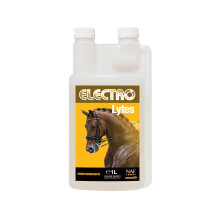 NAF Liquid Electro Lytes 1L – Fast-Absorbing Electrolyte Supplement for Horses – Replaces Salts Lost Through Sweat – Supports Hydration, Rec
