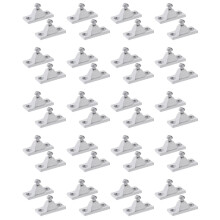 40 Pieces Marine Deck Hinge Boat Bimini Top Fitting Hardware