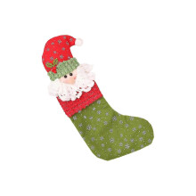 (A) Christmas Stocking Christmas Tree Decoration Holiday Party Treat Bag For Tree Mantels Front Door Indoor and Outdoor Multicolor New Arrival