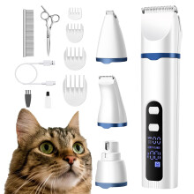 BreeyPaws Cat Clippers Dog Paw Trimmer Grooming Kit,4 in 1 Cat Shaver for matted