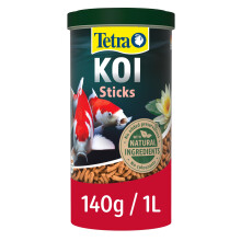 Tetra Koi Pond Fish Food Sticks 140g - biologically balanced for koi fish