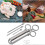 Flavor injector for meat, 60ml syringe with 3 needles 5