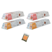 Cat Food Bundle with Revelations Mousse 2x Chicken and 2x Salmon (Total 16 Servings x57 grams) and UbiPet Catnip