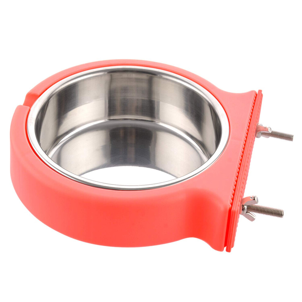 Photos - Other for Dogs MOACC Crate Dog Bowl, Removable Stainless Steel Hanging Pet Cage Bowl Food & Water Feeder Coop Cup for Cat, Puppy, Birds, Ra