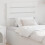VidaXL vidaXL Headboard White Engineered wood 1