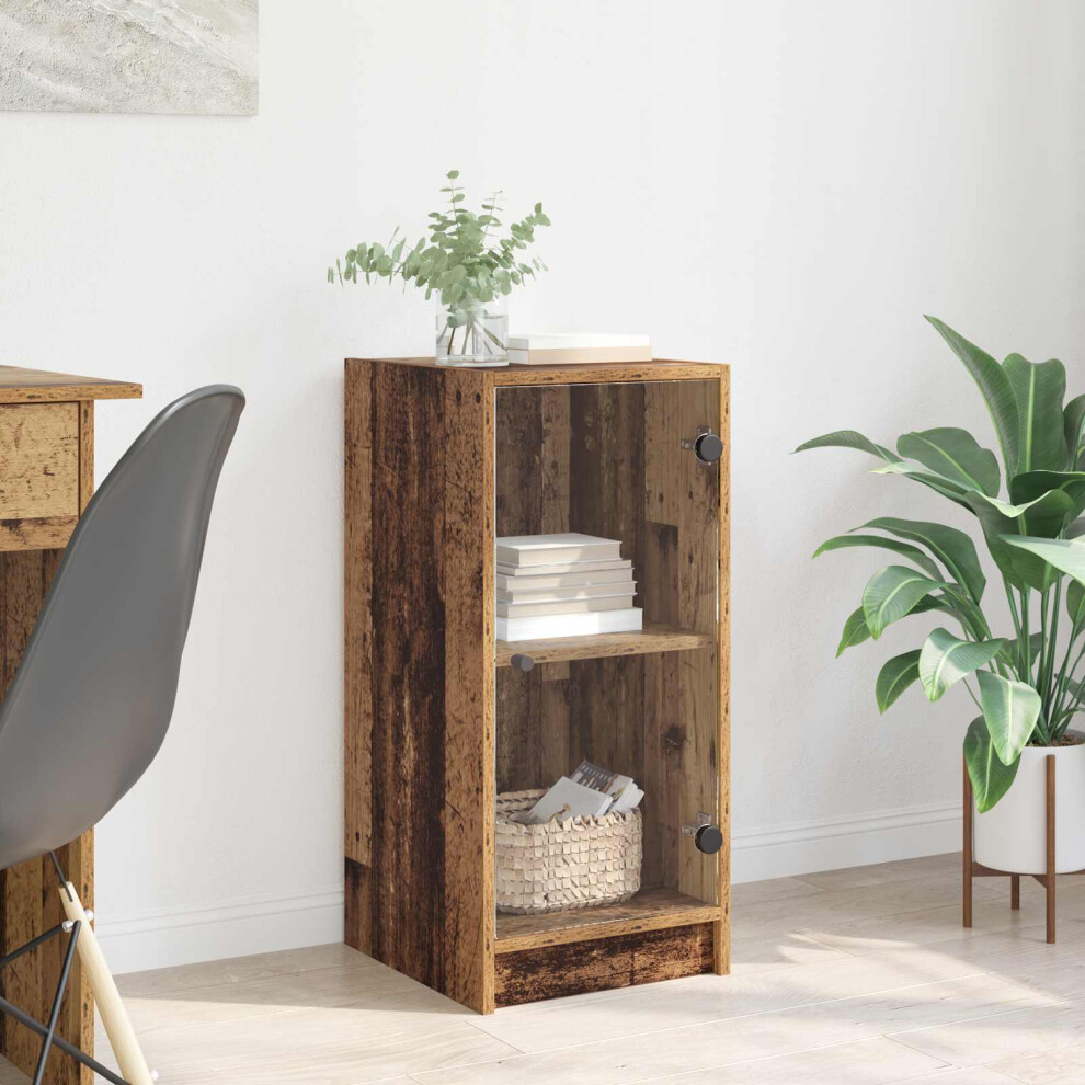 Vidaxl Sideboard Old Wood 35 X 37 X 76 Cm Engineered Wood