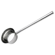 Long Handle Water Scoop Stainless Steel Ladle for Kitchen Use 1 Piece