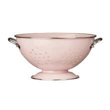 Retro Colander Pastel Pink, Retro Kitchen Colander, Color Pastel Pink