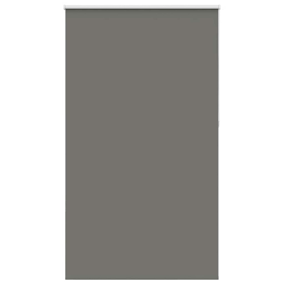 Vidaxl Roller Blind Blackout Grey 120X210 Cm Fabric Width 116.6 Cm Polyester