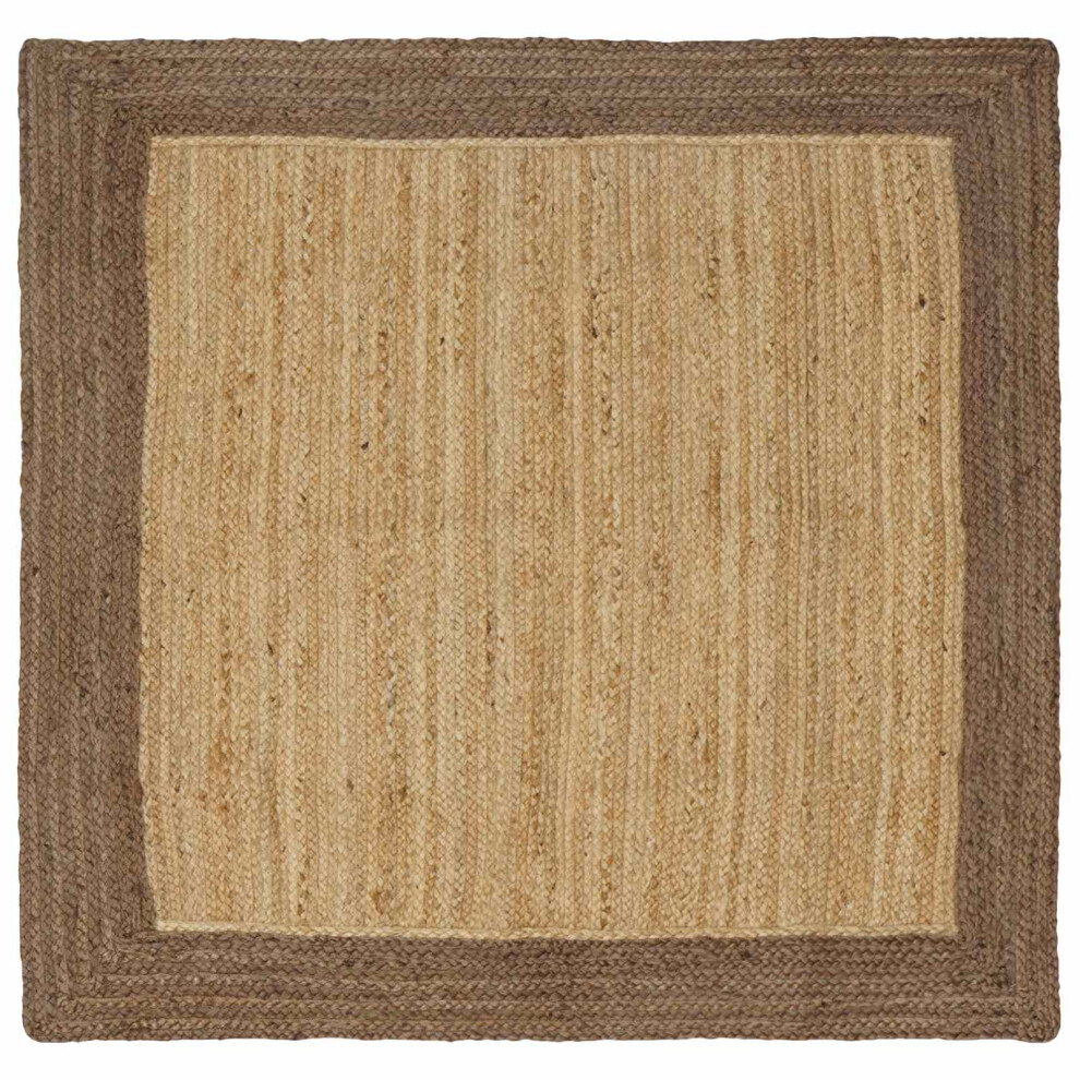 Vidaxl Area Rugs Grey 120 X 120 Cm Jute