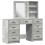 VidaXL vidaXL Dressing Table with Mirror Lights 3 pcs Grey Engineered wood 2