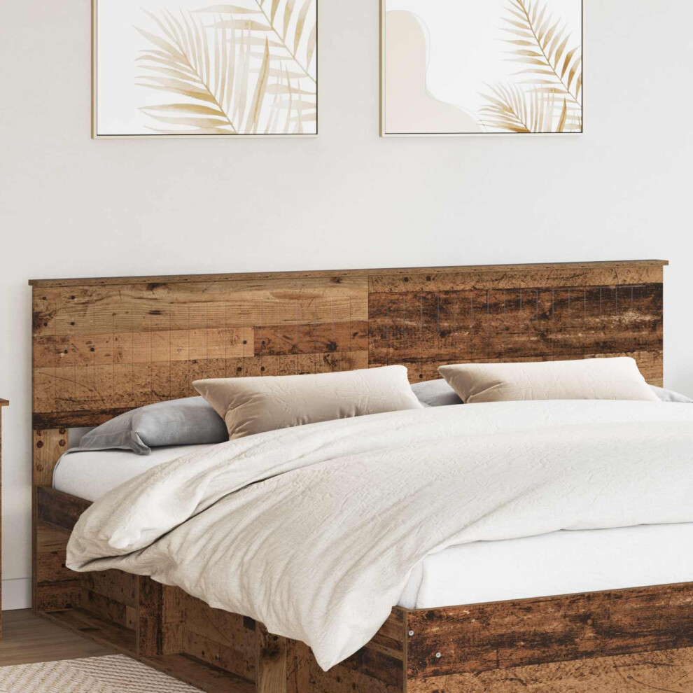 VIDAXL Headboard in Brown Engineered Wood for Bedroom Decor - Image 2